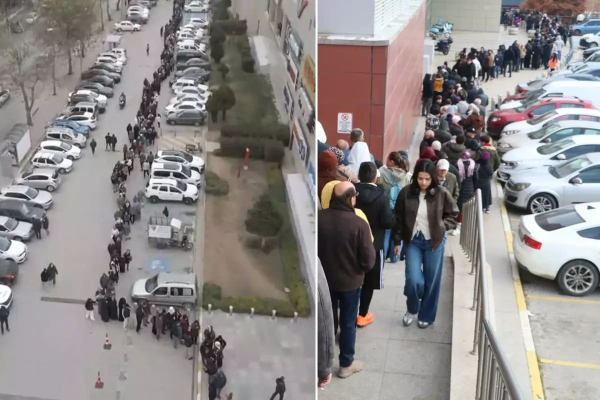 2 Üründe Dev İndirim Denizli’de Uzun Kuyruğa Sebep Oldu